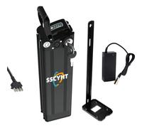 SSCYHT ,36v12.5ah,4Pins, Batería de Litio 36 V 10 Ah, 12,5 Ah, 13 Ah, 15 Ah y 20 Ah Paquete de batería Recargable para Bicicleta eléctrica Plegable o Kit de Motor de Scooter, Incluye Cargador y asa
