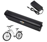 SSCYHT 48v17.5ah l487mm, Batería de Repuesto para Bicicleta eléctrica de 36 V, 15 Ah, 17,5 Ah, 18 Ah y 21 Ah, y batería de Iones de Litio de 48 V, 10,4 Ah, 13 Ah, 14 Ah y 17,5 Ah, con Cargador.