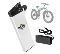 SSCYHT 48v8ah, Batería Bicicleta eléctrica Plegable 48V 8Ah 10,4Ah 12Ah 14Ah Batería de Iones Litio 36V 10Ah 13Ah 15Ah 17,5Ah para Motor de Bicicleta eléctrica 100W a 700W con Cargador