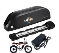 SSCYHT 5pins,36V24.5Ah, Batería Repuesto Bicicleta eléctrica 36V 48V 52V 13Ah 17,5Ah 21Ah 24,5Ah Recargable Iones Litio con Cargador para Kit conversión Motor 250W 500W 750W 900W