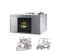 SSCYHT 60v50ah, Batería fosfato de Hierro y Litio 48V 60V 72V 30Ah 45Ah 50Ah 55Ah 65Ah 90Ah (LiFePO4) con Cargador y BMS para ciclomotor, Scooter, Motocicleta y Triciclo