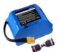 SSCYHT ,6s 25.2v, Batería para Hoverboard 6S 25.2V, Paquete de baterías de Litio 7S 29.4V 4Ah/4000mAh en el Interior, baterías de Repuesto para Kit de Motor de Coche de Equilibrio