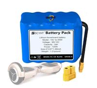 SSCYHT Batería 36V 2Ah para Patinete Plegable 10S1P 2000mAh Paquete de baterías de Litio de Repuesto para hoverboards y vehículos de autoequilibrio Kit de Recambio