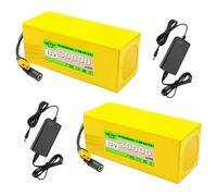 SSCYHT Batería de Litio 12 V Batería para Barcos cebadores de Pesca Recargable 30 Ah, 19 Ah, 25 Ah Baterías Repuesto para alimentación Respaldo y Sistemas solares con BMS,12v30ah 2pack