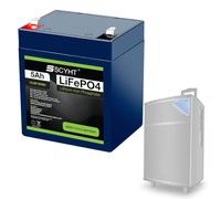 SSCYHT Batería de Litio 12 V y 5 Ah Batería LiFePO4 12 V Baterías Recargables 5 Ah Baterías de Iones Litio para Motores Menos 60 W con BMS Integrado,12v5ah 1pack