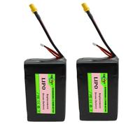 SSCYHT Batería de Litio 22.2V 6S Batería Drones 4S 14.8V Baterías LiPo 10C Baterías Repuesto para aeromodelismo Placa protección BMS integrada con Puerto XT60-U,14.8v5000mah 10c 2pack