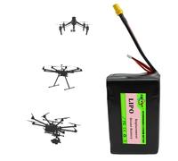 SSCYHT Batería de Litio 22.2V 6S Batería Drones 4S 14.8V Baterías LiPo 10C Baterías Repuesto para aeromodelismo Placa protección BMS integrada con Puerto XT60-U,14.8v5000mah 10c 1pack