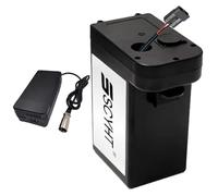 SSCYHT Batería de Litio 24 V, 10 Ah, 12 Ah, 19,2 Ah y 15 Ah Batería de Repuesto 24 V Baterías sillas Ruedas eléctricas con Cargador para Motor 200 W a 460 W,24v15ah Black Anderson
