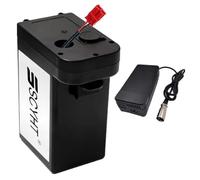SSCYHT Batería de Litio 24 V, 10 Ah, 12 Ah, 19,2 Ah y 15 Ah Batería de Repuesto 24 V Baterías sillas Ruedas eléctricas con Cargador para Motor 200 W a 460 W,24v16ah Red Anderson