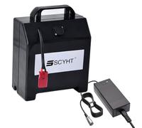 SSCYHT Batería de Litio 24 V, 12 Ah, 20 Ah, 30 Ah, 32 Ah y 15 Ah Batería Repuesto 24 V Baterías sillas Ruedas eléctricas con Cargador para Motor 250 W a 800 W,24v12ah Red Anderson