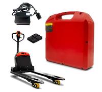 SSCYHT Batería de Litio 48V 24V Batería para transpaleta eléctrica 20 Ah 40 Ah 30 Ah Baterías LiFePO4 Baterías carretillas Elevadoras eléctricas para CBD15J-LI-S,24v30ah with Charger