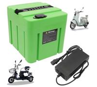 SSCYHT Batería de Litio 48V / 60V Batería para Motocicleta eléctrica 15Ah Baterías para patinetes eléctricos Baterías Recargables Placa de protección BMS integrada con asa,48v22ah