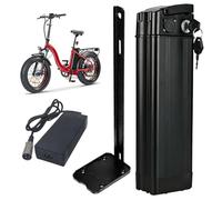 SSCYHT Batería de Litio 60 V Batería para e-Bike 48 V Baterías Bicicletas eléctricas 36 V Baterías Recargables para Otros vehículos de Movilidad con Cargador, BMS, rieles,48v12ah 390mm