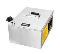 SSCYHT Batería LiFePO4 48V 50Ah Batería de Litio 48V Baterías Recargables para Moto Eléctrica para Motores 750W - 2400W con Asa y Pantalla,48v50ah 2+6 Port