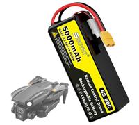 SSCYHT Batería LiPo 6S 22.2V Batería de Litio 5000 mAh Baterías Drones 22.2V Baterías Recargables para aeromodelos con Conector XH-6S para Motores de 50W a 111W,22.2v5000mah xt90