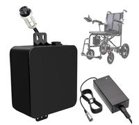 SSCYHT Batería Litio 24V 10Ah 14Ah Batería Repuesto 12Ah Baterías de Iones de Litio 24V Baterías sillas Ruedas para Kits Motor 200W - 350W con Cargador y BMS,24v12ah gx16 Female