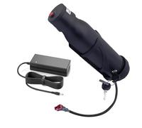 SSCYHT Batería para Bicicleta eléctrica 36 V, 7 Ah, 6,4 Ah y 5 Ah Batería de Litio 36 V Baterías de Tubo Inferior con Cargador, Soporte para Motor 150 W a 252 W,36v7ah t Plug