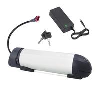 SSCYHT Batería para Bicicleta eléctrica 48 V y 13 Ah Batería Litio 36 V y 15 Ah y 17,5 Ah Baterías Bicicleta eléctrica 48 V Baterías Tubo Inferior con Cargador,36v17.5ah t Plug 420mm