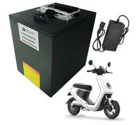 SSCYHT Batería para Motocicleta eléctrica 48V 60V Batería de Litio 16Ah 22.5Ah 27Ah 31.5Ah 20Ah Baterías para patinetes eléctricos Baterías Recargables con Cargador y asa,60v31.5ah