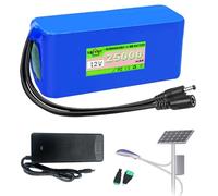 SSCYHT Batería Recargable 12 V 20000 mAh 25000 mAh 30000 mAh Batería de Litio 20 Ah 25 Ah 30 Ah 15 Ah Baterías de Repuesto para energía Solar y Sistemas alimentación Respaldo,12v25000mah