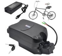 SSCYHT Batería Repuesto 48 V 12 Ah Batería de Litio 36 V 10,4 Ah 13 Ah Baterías Iones Litio Baterías Forma Rana para Motor 250 W a 600 W con Cargador y Puerto 2 Pines,36v13ah Bullet