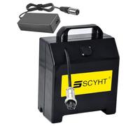 SSCYHT Batería Silla Ruedas eléctrica 24 V, 12 Ah, 20 Ah, 30 Ah, 32 Ah y 15 Ah Batería Litio 24 V Baterías Recargables para Motores 200 W a 800 W con Cargador,24v25ah gx16
