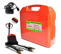 SSCYHT Batería transpaleta eléctrica 24 V 48 V Batería de Litio para transpaleta eléctrica CBD15JLIS Baterías LiFePO4 para manipulador telescópico SL15L3 con BMS,24v40ah with Charger