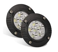 SSCYHT Luz de Trabajo Led Redonda empotrada de 2 Piezas de 5 "Pulgadas 18W 6000Lm Uso para Cuentas de lámpara 12V 24V 4x4 camión Todoterreno SUV Barco ATV Luz antiniebla Luz de Coche
