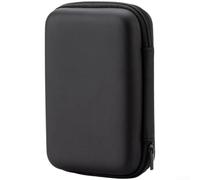 SSD Case - Caja de almacenamiento rígida de EVA protectora para unidades de estado sólido de 2.5 pulgadas, a prueba de golpes, para tarjetas SD, consolas de juegos USB, color negro, 14 x 10 x 4 cm