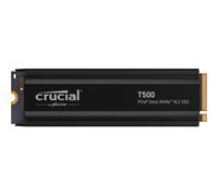 Crucial T500 SSD 4TB PCIe Gen4 NVMe M.2 PS5 SSD Interno Gaming con Disipador, Hasta 7000 MB/s, Compatible PlayStation 5, TLC NAND, Ordenador Portátil y de Sobremesa, Disco Duro SSD - CT4000T500SSD5