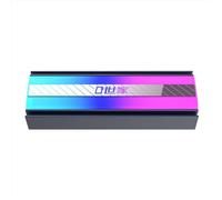 SSD Heatsink, Luminous M2 SSD Cooler, Efficient Heat Dissipation, Easy Install For PC and Laptop M.2, Solid Disk Cooler, 3x1.5x0.5 Inches, Black, 1 Pack, Wide Compatibility