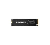 TEAMGROUP T-Force G70 Pro Disipador de Calor de grafeno de 2 TB DRAM SLC caché 3D TLC NAND NVMe InnoGrit PCIe Gen4x4 M.2 2280 Gaming SSD Interno Funciona con PS5 Lectura/Escritura 7400/6800 MB/s