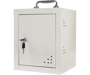 SSDDLZEQ Armario con Cerradura y manija, Caja de Acero Transparente, Armario for teléfono móvil de Pared(12)