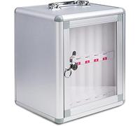 SSDDLZEQ Armario de Almacenamiento de Pared for teléfonos móviles de aleación de Aluminio(12 Slots)