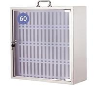 SSDDLZEQ Armario de Pared de Acero Inoxidable for Guardar teléfonos móviles, Ideal for Material de Oficina y Escolar.(60)