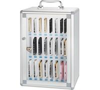 SSDDLZEQ Armario for Guardar teléfonos móviles con asa, 24 Compartimentos, for Montar en la Pared.