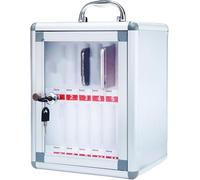 SSDDLZEQ Armario portátil de Pared for Guardar teléfonos móviles con asa(23x20x28cm/9x8x11in)