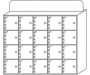 SSDDLZEQ Asegure la protección eficiente de acrílico de los armarios de Almacenamiento del teléfono móvil for Sus Dispositivos
