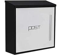 SSDDLZEQ Buzones de Pared Buzón de Acero Inoxidable for Exteriores, buzón de Pared, buzón de Pared con Forma de Jaula, buzón de Pared Creativo y Moderno