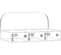 SSDDLZEQ Caja de acrílico Transparente for Guardar teléfonos móviles montada en la Pared(3)