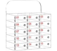 SSDDLZEQ Caja de acrílico Transparente for Guardar teléfonos móviles montada en la Pared(5)