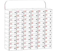 SSDDLZEQ Caja de acrílico Transparente for Guardar teléfonos móviles montada en la Pared(6)