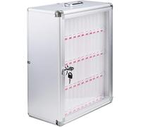 SSDDLZEQ Caja de Almacenamiento bloqueable Transparente for teléfono móvil Adecuada for aulas y oficinas