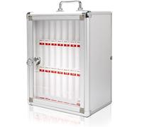 SSDDLZEQ Caja de Almacenamiento de teléfono móvil de Pared de aleación de Aluminio for oficinas domésticas y aulas.(28x20x38cm/11x8x15in)