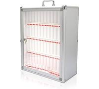 SSDDLZEQ Caja de Almacenamiento de teléfono móvil de Pared de aleación de Aluminio for oficinas domésticas y aulas.(40x20x49cm/16x8x19in)