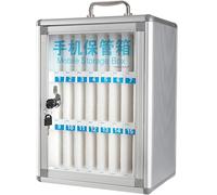 SSDDLZEQ Caja de Almacenamiento for teléfono montada en la Pared Construcción de aleación de Aluminio Transparente con clasificación de Seguridad