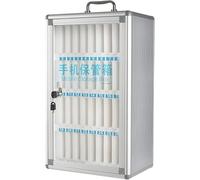 SSDDLZEQ Caja de Almacenamiento for teléfono móvil montada en la Pared con Cerradura, solución Segura for Ahorrar Espacio y gestión de Dispositivos