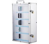 SSDDLZEQ Caja de Almacenamiento montada en la Pared con Cerradura, gabinete portátil Seguro for teléfono móvil