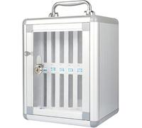 SSDDLZEQ Caja de Almacenamiento portátil for teléfono móvil de aleación de Aluminio, Caja de Seguridad for Salas de reuniones corporativas.