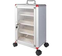 SSDDLZEQ Caja de Seguridad for teléfonos móviles de aleación de Aluminio, Ideal for empleados y Estudiantes.(48 Slots)